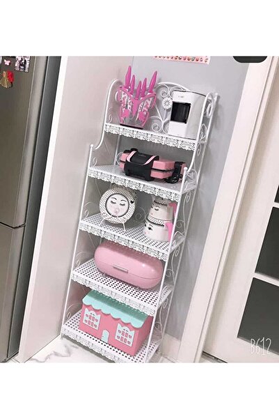 Ferforje Naz tasarım Naz Tasarım Ferforje Dekorasyon 5 Katlı Geniş Dantel Det...