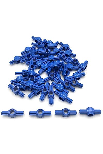 LEGO Technic Moc Custom Axle Pin Connector Hub 2 Axle Middle Pin Blue 2 Pieces Will Be Sent