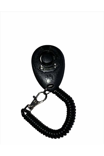 Euro Asia Pet Köpek Eğitimi Için Kayışlı Clicker 6 Cm. Siyah