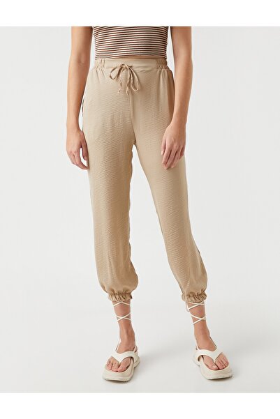 Koton Pantolon Beli Bağlamalı Cepli