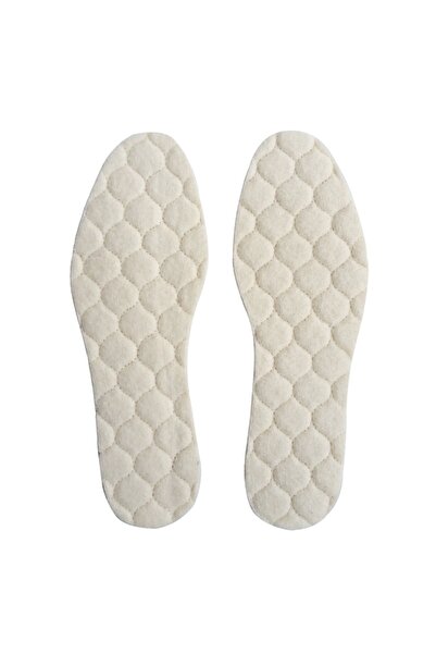 Foottab Kışlık Yün Keçe Ayakkabı Iç Tabanlığı Alüminyum Folyo Isı Yalıtımlı,1...