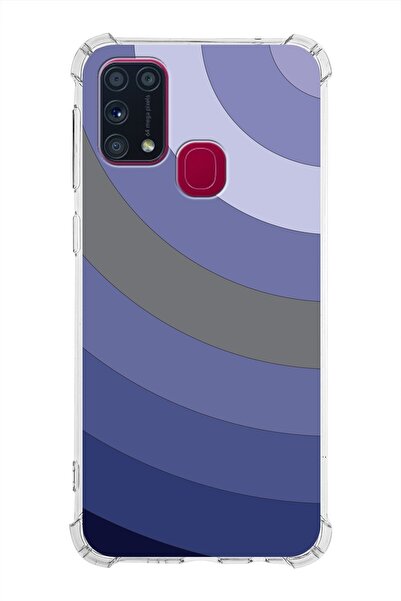 PrintiFy Samsung Galaxy M31 Köşe Korumalı Antişok Kapak Renk Cümbüşü Tasarıml...