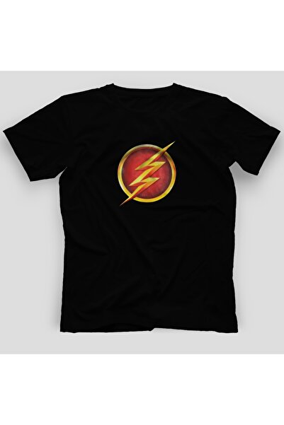 Flash The Lisansli Siyah Tshirt