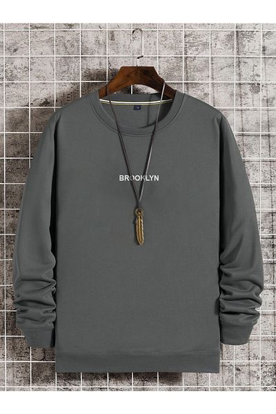 Machetta Hanorac oversize cu 3 fire cu imprimeu Brooklyn pentru copii
