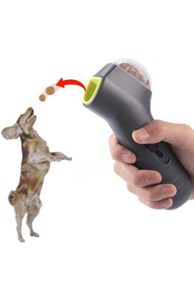 Lentebur34 Dog Training Gun Dog Food Throw Dog Award Food Pistol Exercise Gun