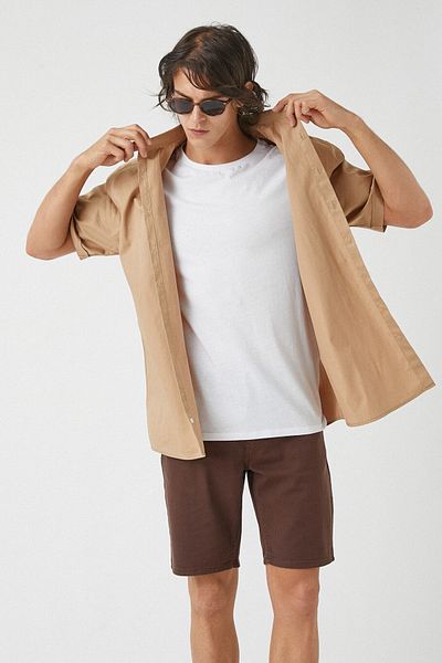 Koton Men's Brown Shorts & Bermudas 2SAM40182HW