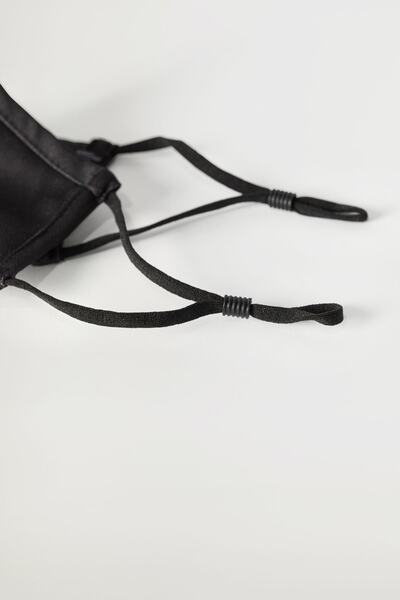 MANGO Man Erkek Siyah Yüz Maskesi 87189225