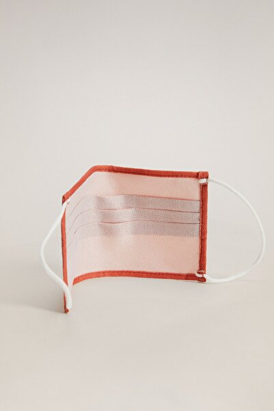 MANGO Woman Kadın Kızıl kahverengi Yüz Maskesi 87155961