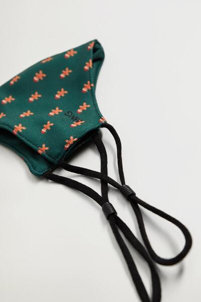 MANGO Man Erkek Haki Renk Yüz Maskesi 87000194