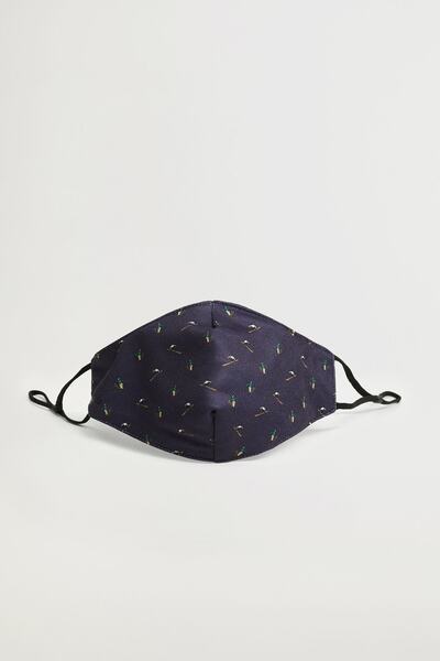 MANGO Man Erkek Lacivert Yüz Maskesi 87000194