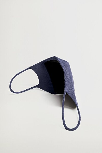 MANGO Woman Kadın Petrol Mavisi Yüz Maskesi 77055145