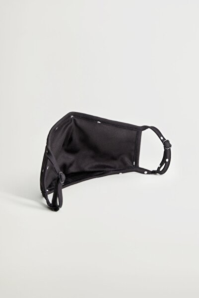 MANGO Woman Kadın Siyah Yüz Maskesi 77024432