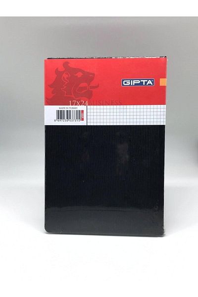 Gıpta Business Hard Cover 17x24 160 Sheets Checked Notebook
