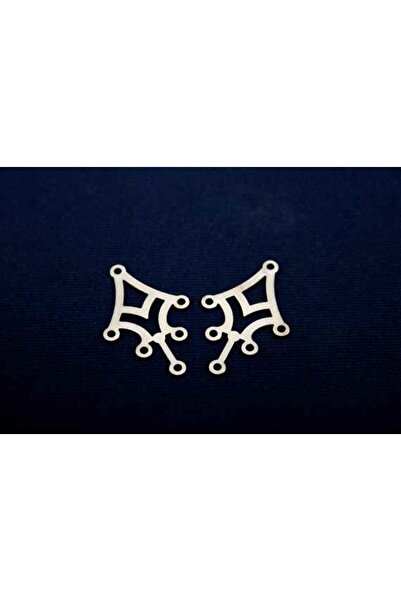 yfhobi 2 Adet - 36x23 Mm Küpe Sallantısı Nikel Kaplama Metal Pul, Takı Malzem...