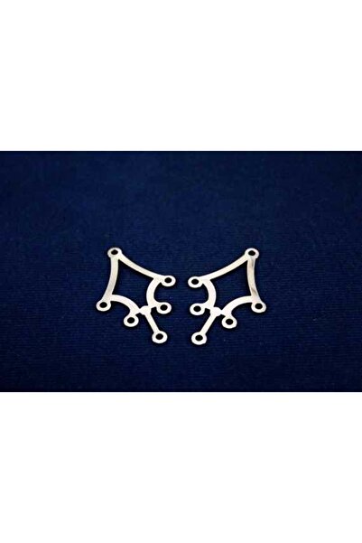 yfhobi 2 Adet - 36x23 Mm Küpe Sallantısı Nikel Kaplama Metal Pul, Takı Malzem...