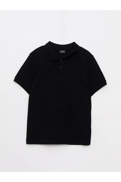 LC Waikiki Polo Yaka Basic Kısa Kollu Pamuklu Erkek Çocuk Tişört