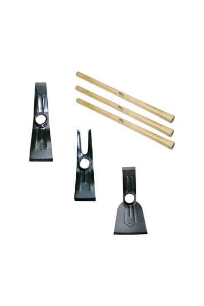 Genel Markalar Süper Çelik 3'lü Bahçe Çapa Seti Kırılmaya Ve Kıvrılmaya