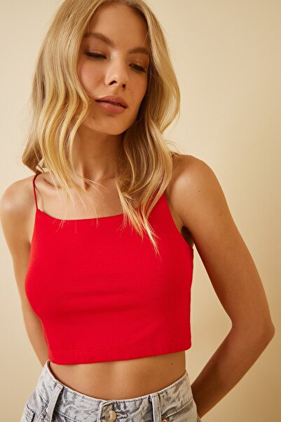 Happiness İstanbul Camisole - Red - Fitted