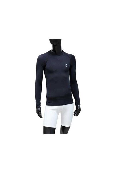 Toprak spor Ανδρικό μαύρο μπλουζάκι προπόνησης Ts25040