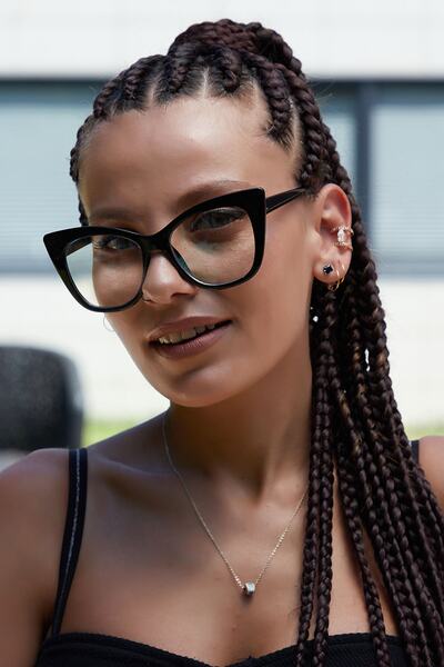 By Harmony Bh Ex667m 01 Women's Blue Light Protected Glasses