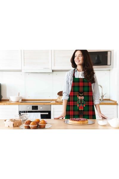 Adawall New Year's Themed Lead Soldier Kitchen Apron