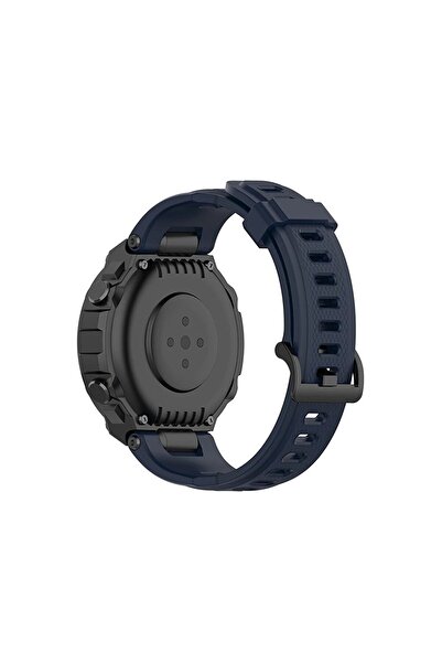 BASİAS Amazfit T-rex Pro Uyumlu Tokalı Silikon Kordon Kayış