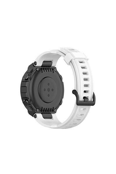 BASİAS Amazfit T-rex Pro Uyumlu Tokalı Silikon Kordon Kayış