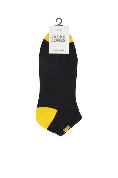 Jack & Jones Мъжки къси чорапи Jack Jones Ken, черни, 2 бр., 12217666-31
