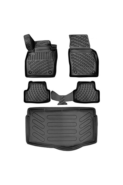 Rizline Volksagen T-cross 2019 Sonrası 3d Paspas+alt Bagaj Havuzu Seti