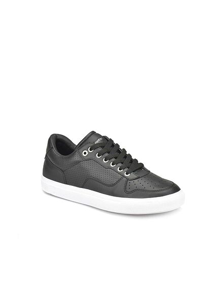 Kinetix Cafu Black-white Men's Sneakers