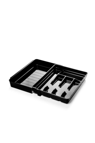 Depa Adjustable Drawer Spoon Holder Black