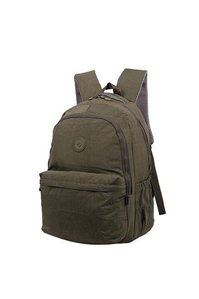 Bagacar Easpack7020 Χακί Unisex Σχολικό και καθημερινό σακίδιο πλάτης