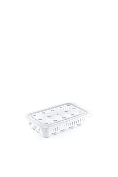 Mobstil Toraman 2-Piece Egg Storage Container with Lids, Refrigerator Organizer Egg Container