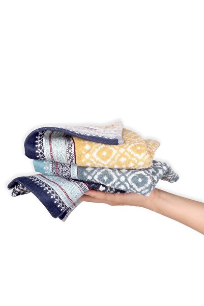 Baveno 100% бавовна, мозаїчний візерунок, 40x60, рушник для рук/обличчя