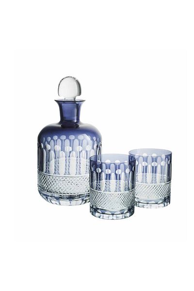 Paşabahçe Blue Boutique Glass Whiskey Set