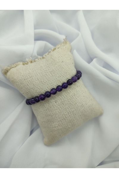 Senseour Natural Amethyst Stone Bracelet