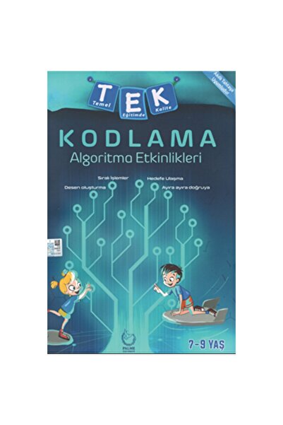 Palme Yayınevi Palme Yayınları Tek Kodlama Algoritma Etkinlikleri 7 - 9 Yaş