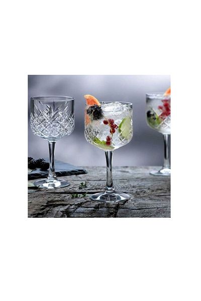 Paşabahçe 440237 Timeless 12 Pieces Soft Drink Cup with Stand