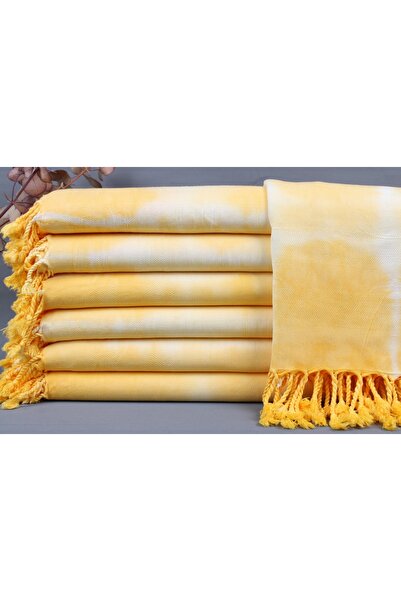 Kayra Export Peştemal Sarı 1 Organik Banyo Peştemali 90x170 Cm Pamuk Peştemal