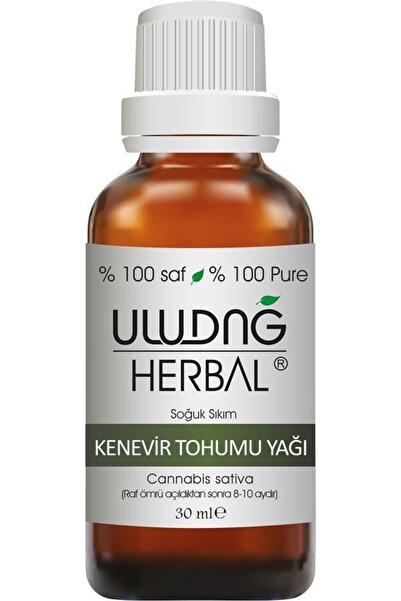 ULUDAĞ HERBAL Kenevir Tohumu Yağı 30 ml
