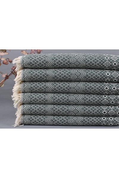 Kayra Export بيشتيمال بيشتيمال أخضر داكن 100x180 سم قطن بيشتيمال بطانية أطفال دافئة بيشتيمال