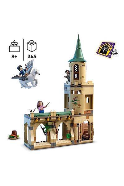 LEGO 76401 Lego Harry Potter - Courtyard of Hogwarts, the Liberation of Sirius - 345 Pieces +8 Years