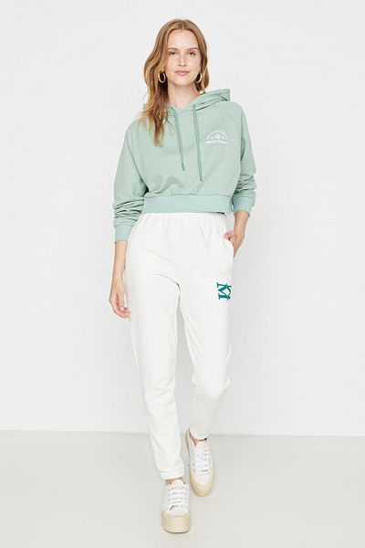 Trendyol Collection Jogginghose - Ecru - Basic Jogger