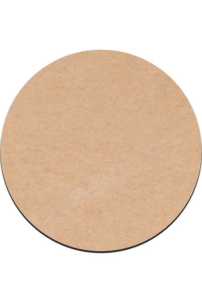 SEAS 12 bucăți de pahare MDF brut pe o singură parte - diametru 10 cm, tăiere cu laser de 3 mm
