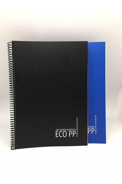 Gıpta Eco Pp Spiral Pp Cover Notebook A4 80 coli Pătrat Pachet 2