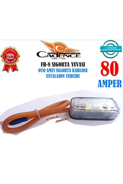 Cadence Oto Amfi Sigorta Yuvası 80 Amper 1. Kalite