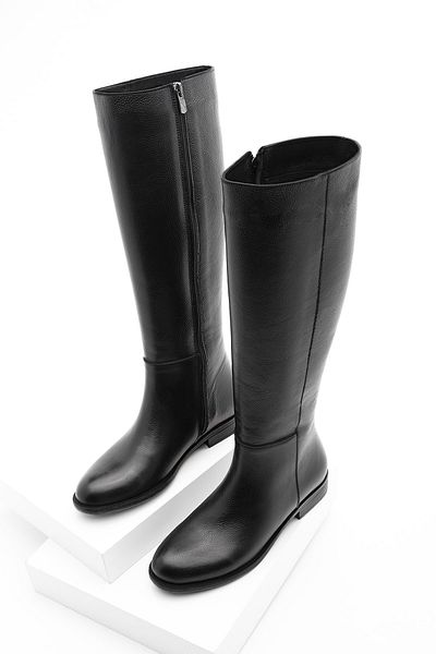 Marjin Stiefel - Schwarz - Flacher Absatz