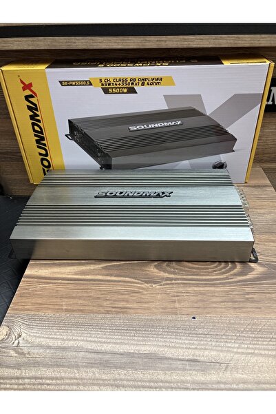 Soundmax Vte Elektronik Sx-pw5500.5 4x80 Stereo 350 Rms Mono