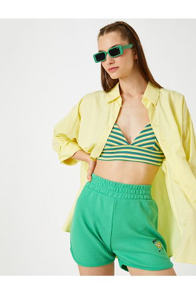 Koton Shorts mit elastischem Bund