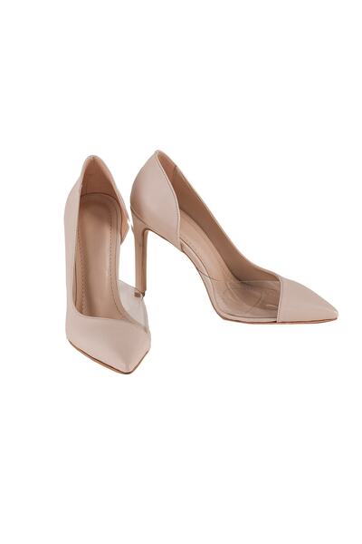 JustBow Pantofi cu toc pudrat de damă